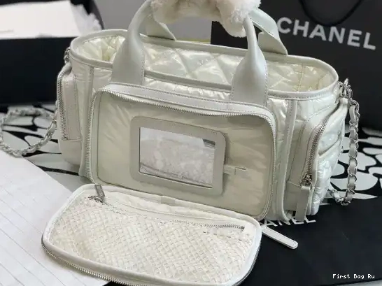 First Bag Ru CHANEL coconeige BAG-34*18*16cm 0603